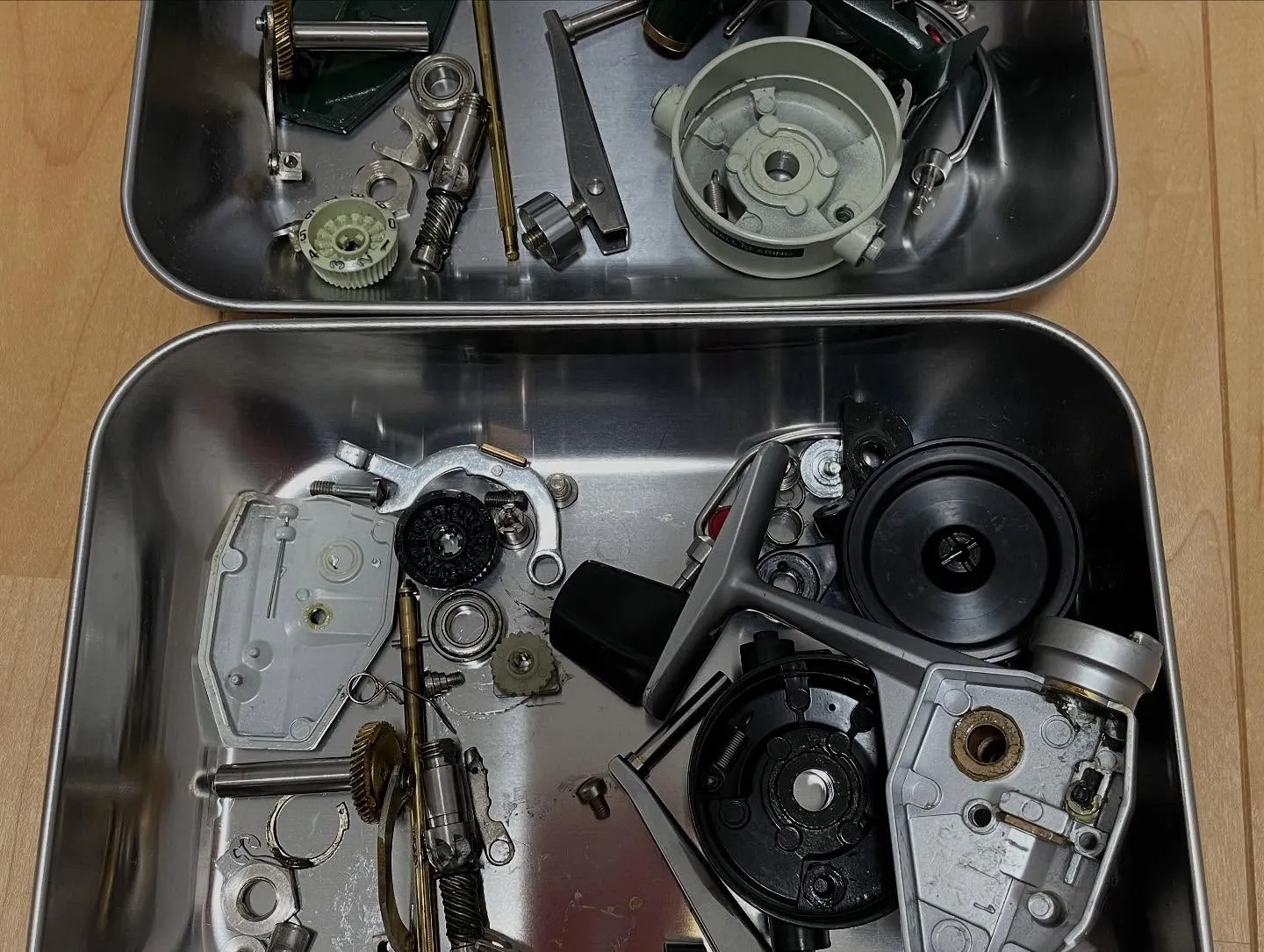 今日は釣り道具のメンテナンス。